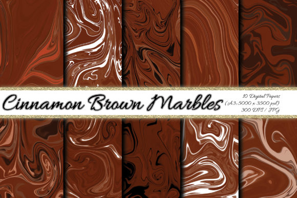 Cinnamon Brown Digital Paper: Creative Uses & Ideas