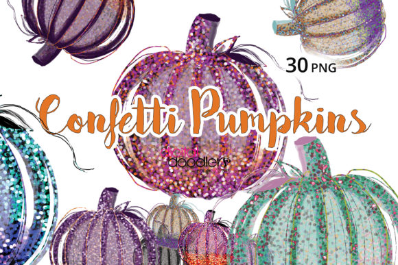 Creative Ways to Use Confetti Pumpkin Graphics