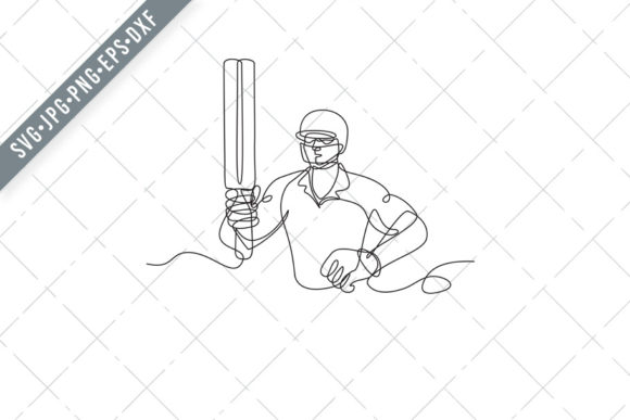 Cricket Batsman Holding Up Bat Front SVG: What to Check Before You Download, Resize, or Print