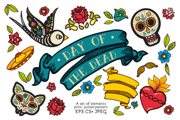 Dia De Los Muertos Clipart Collection: A Practical Resource for Creative Projects
