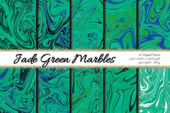 Digital Paper Jade Green Background: Choosing the Right Marble Pattern for Your Creative Projects
