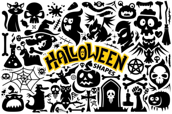 Halloween Vector Shapes Collection: The Ultimate Resource for Spooky and Cute Character Design