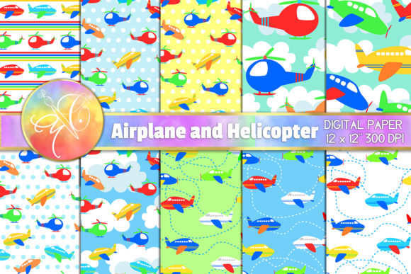 Helicopter and Planes Digital Paper: Elevating Creative Work in a Visual-First Economy
