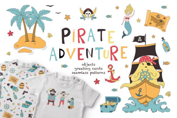 Pirate Adventure: A Complete Design Collection for Children’s Products and Decor