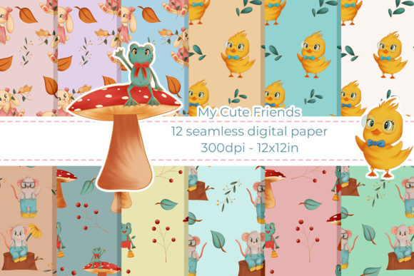 Why Digital Paper Woodland Animals Seamless Designs Are a Creative Game-Changer for Every Season
